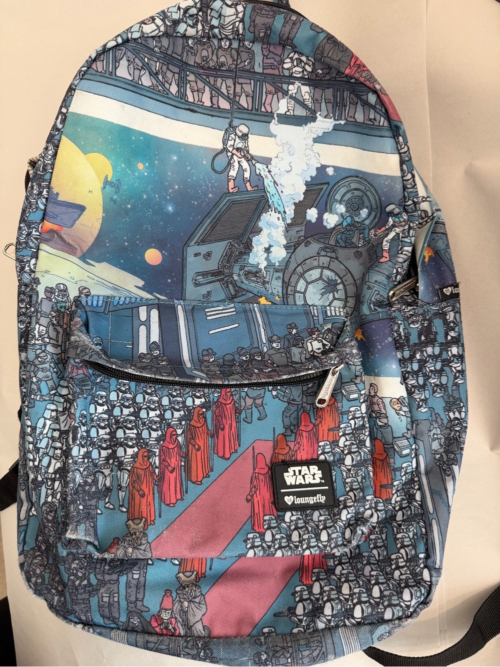 Loungfly Star Wars funko ECC 2018 exclusive comic con backpack.